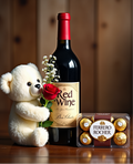Romantic Wine and Sweet Treat Gift Set