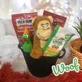 : “Pawfect Playtime Bundle: Squeaky Toy & Dog Goodies