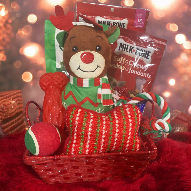 Merry Woofmas Gift Basket (Dogs)