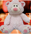 Large pink teddy bear