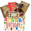 Gourmet Birthday Treats & Teddy Box