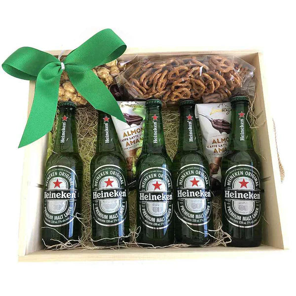 Heineken Beer & Snack Crate