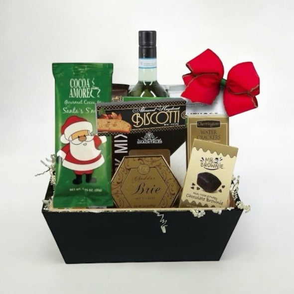 Holiday Wine & Gourmet Snack Basket
