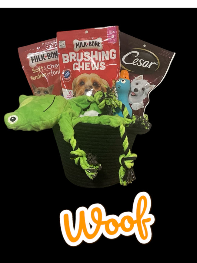 Pawsome Play & Treat Gift Baske